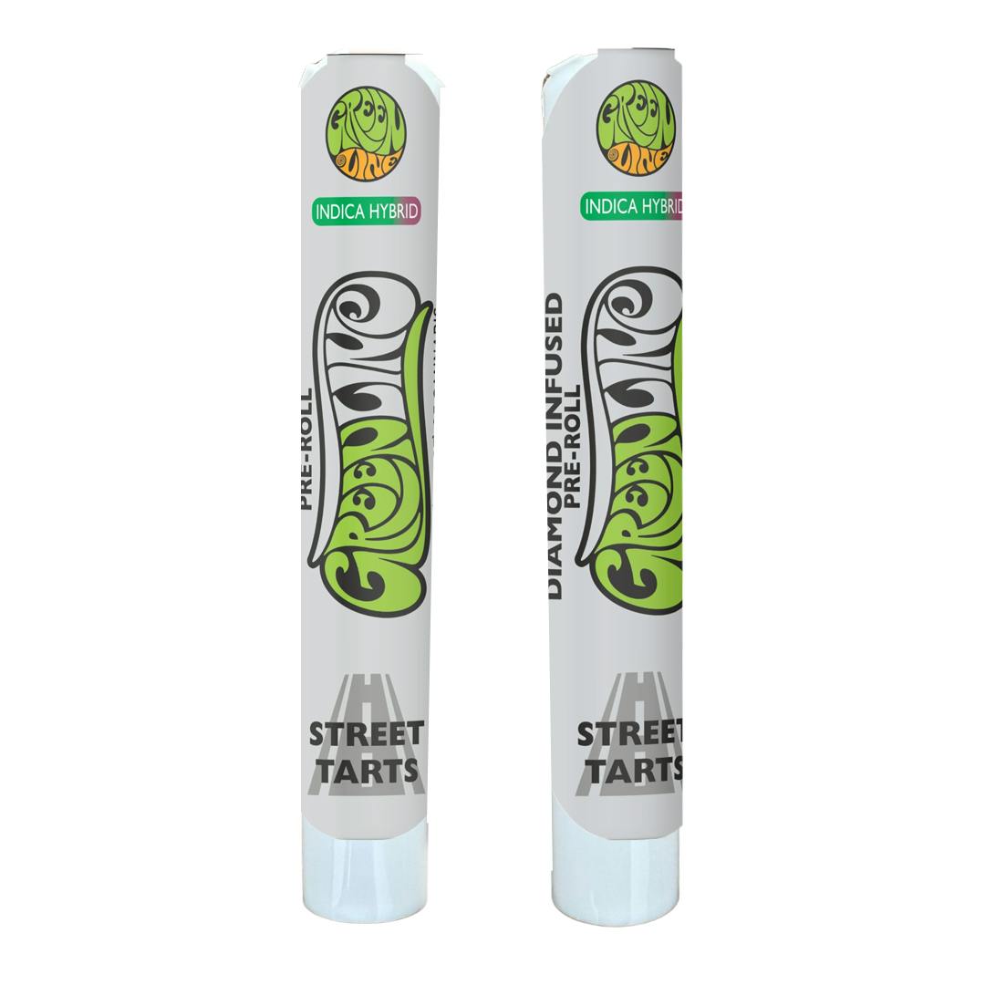 Greenline - Street Tarts - Diamond Infused - Indoor Flower Pre-Roll - Ind. Hybrid - 1g - 1