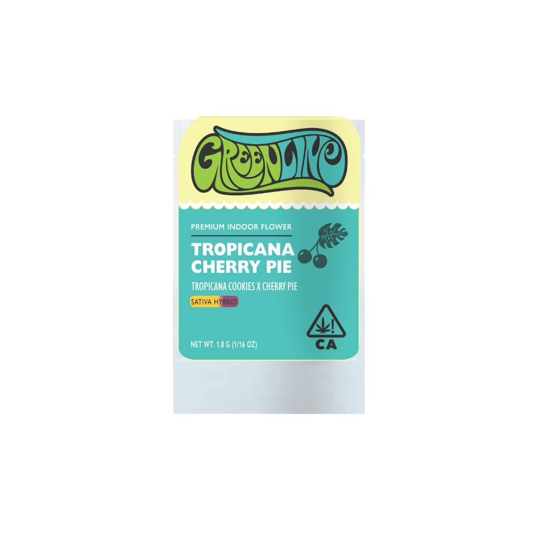 Greenline - Tropicana Cherry Pie - 1/16 oz - Indoor - Sativa Hybrid - 1.8g - 1