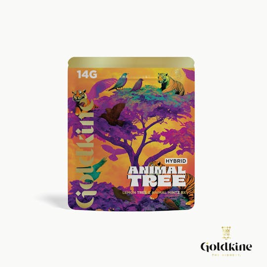 Goldkine - Goldkine Flower 14G (Mylar) | Animal Tree - 1