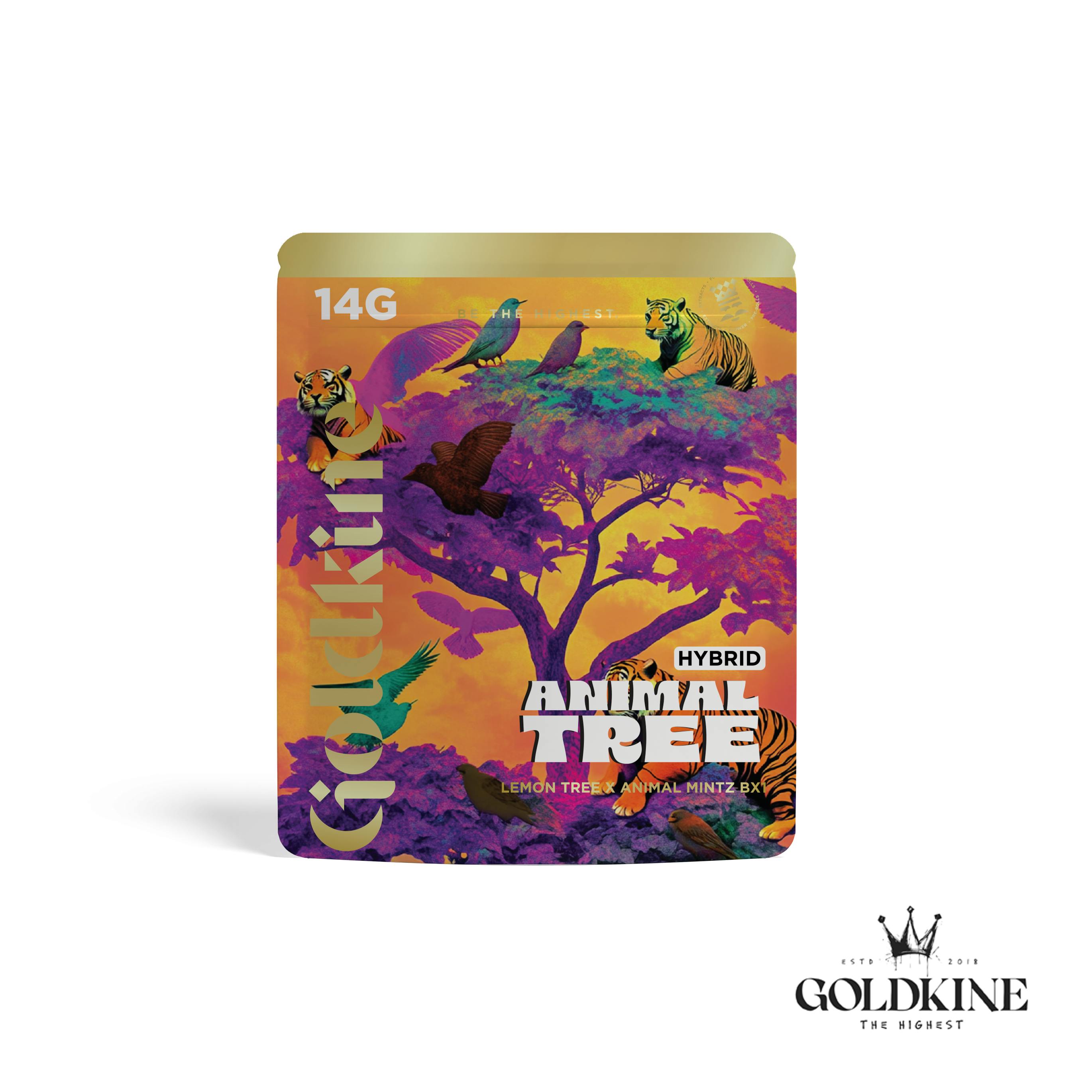 Goldkine - Goldkine Flower 14G (Mylar) | Animal Tree - 1