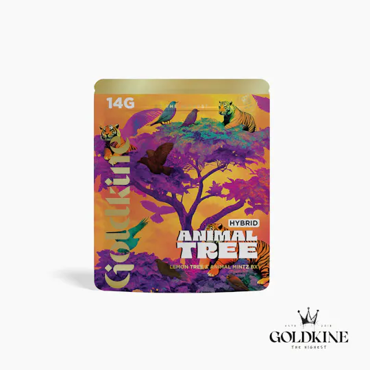 Goldkine - Goldkine Flower 14G (Mylar) | Animal Tree - 1