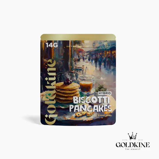 Goldkine - Goldkine Flower 14G (Mylar) | Biscotti Pancakes - 1
