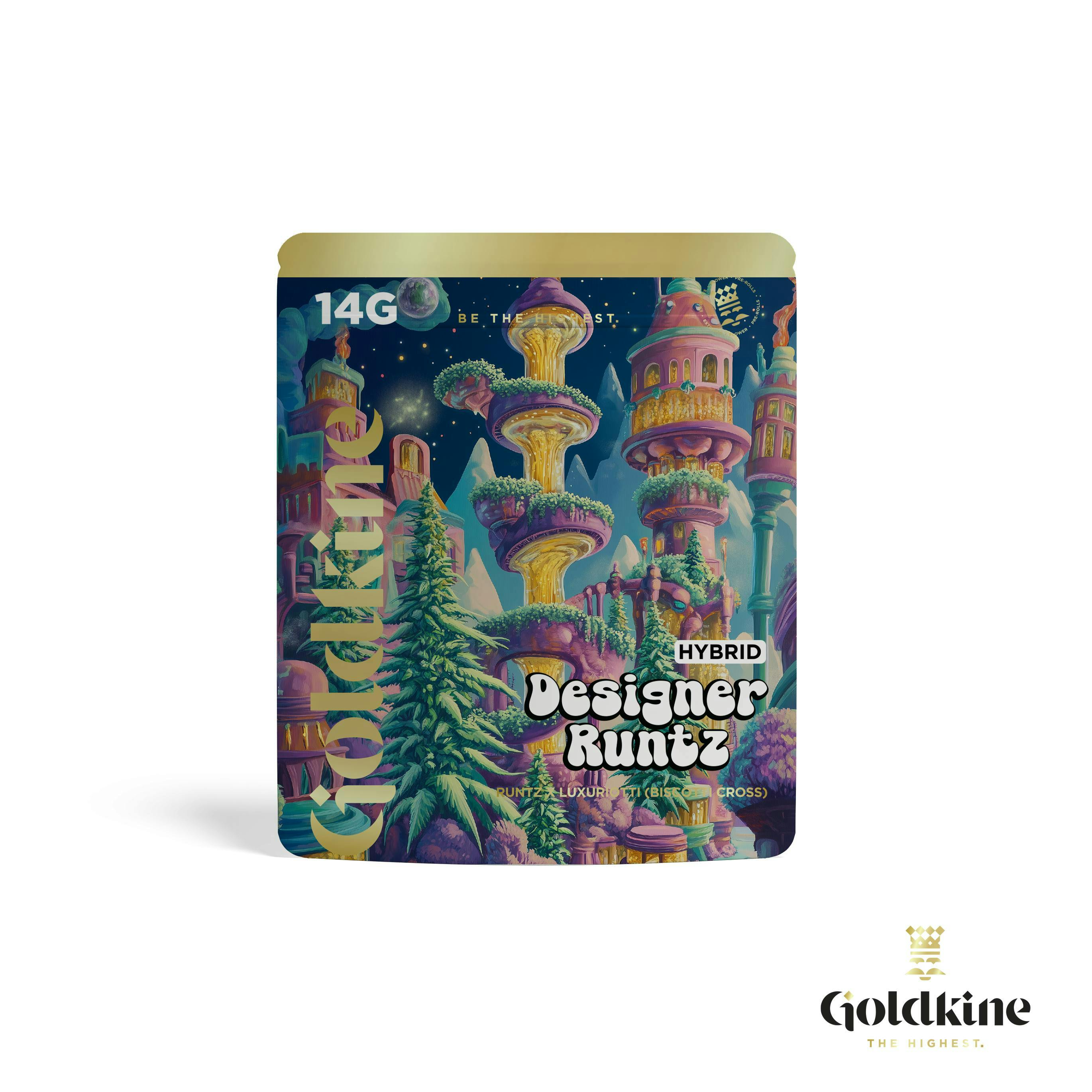 Goldkine - Goldkine Flower 14G (Mylar) | Designer Runtz - 1