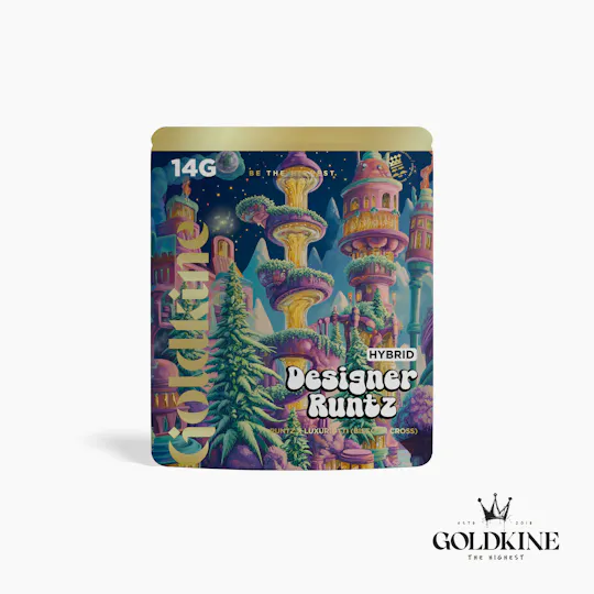 Goldkine - Goldkine Flower 14G (Mylar) | Designer Runtz - 1