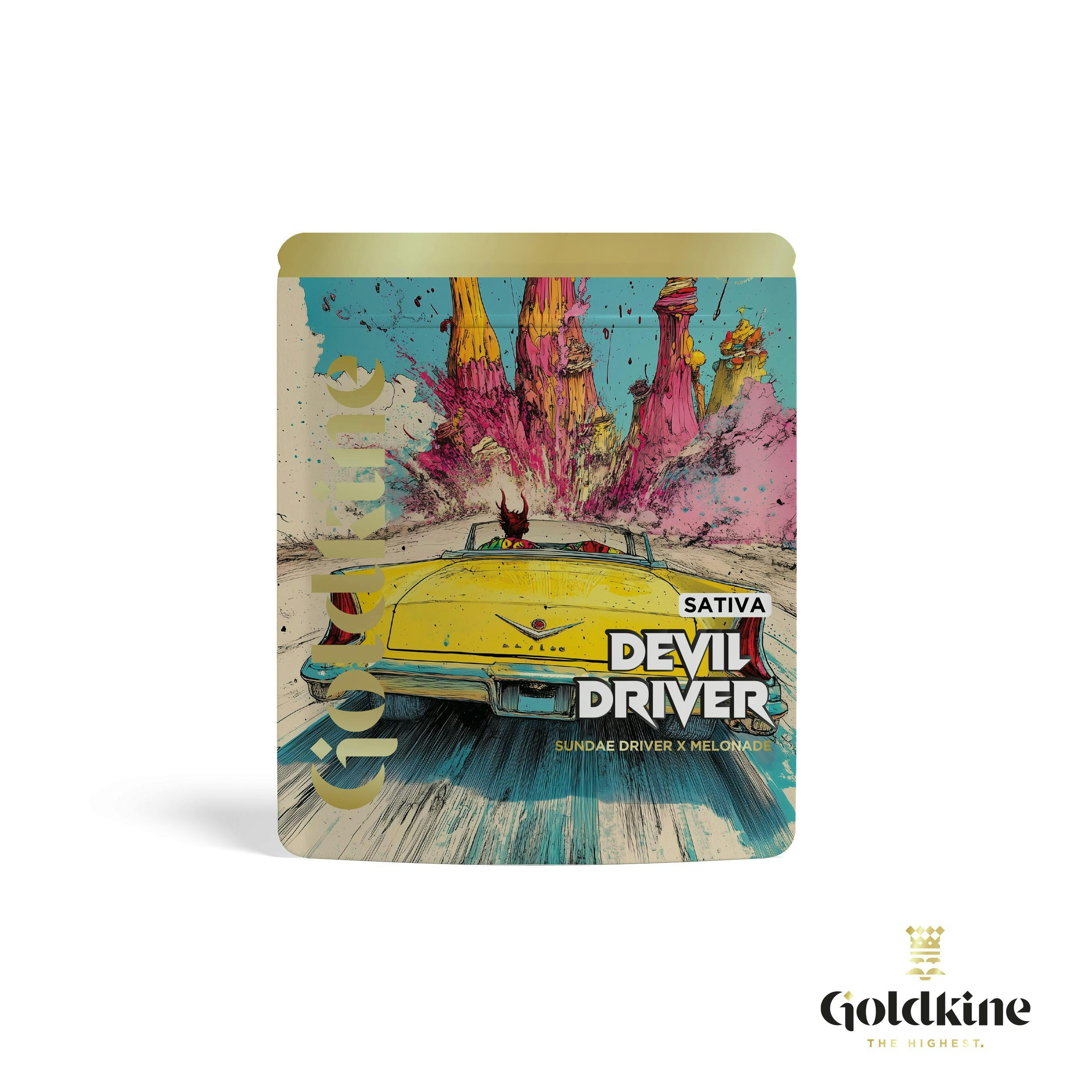 Goldkine - Goldkine Flower 14G (Mylar) | Devil Driver - 1