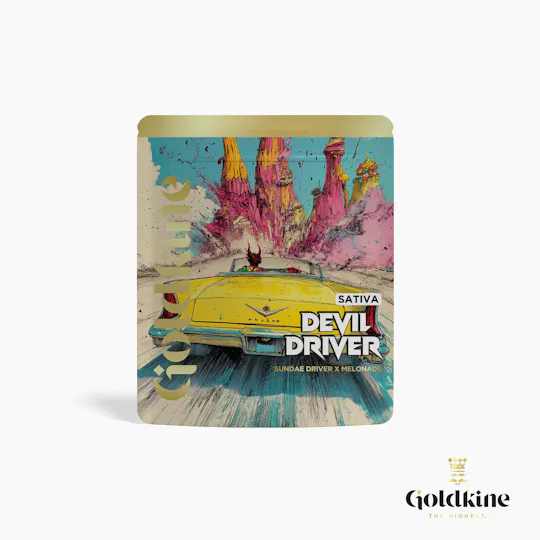 Goldkine - Goldkine Flower 14G (Mylar) | Devil Driver - 1