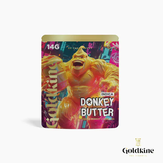 Goldkine - Goldkine Flower 14G (Mylar) | Donkey Butter - 1