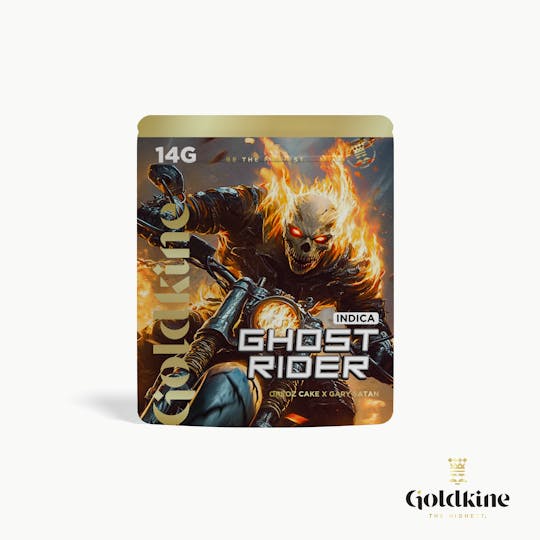 Goldkine - Goldkine Flower 14G (Mylar) | Ghost Rider - 1