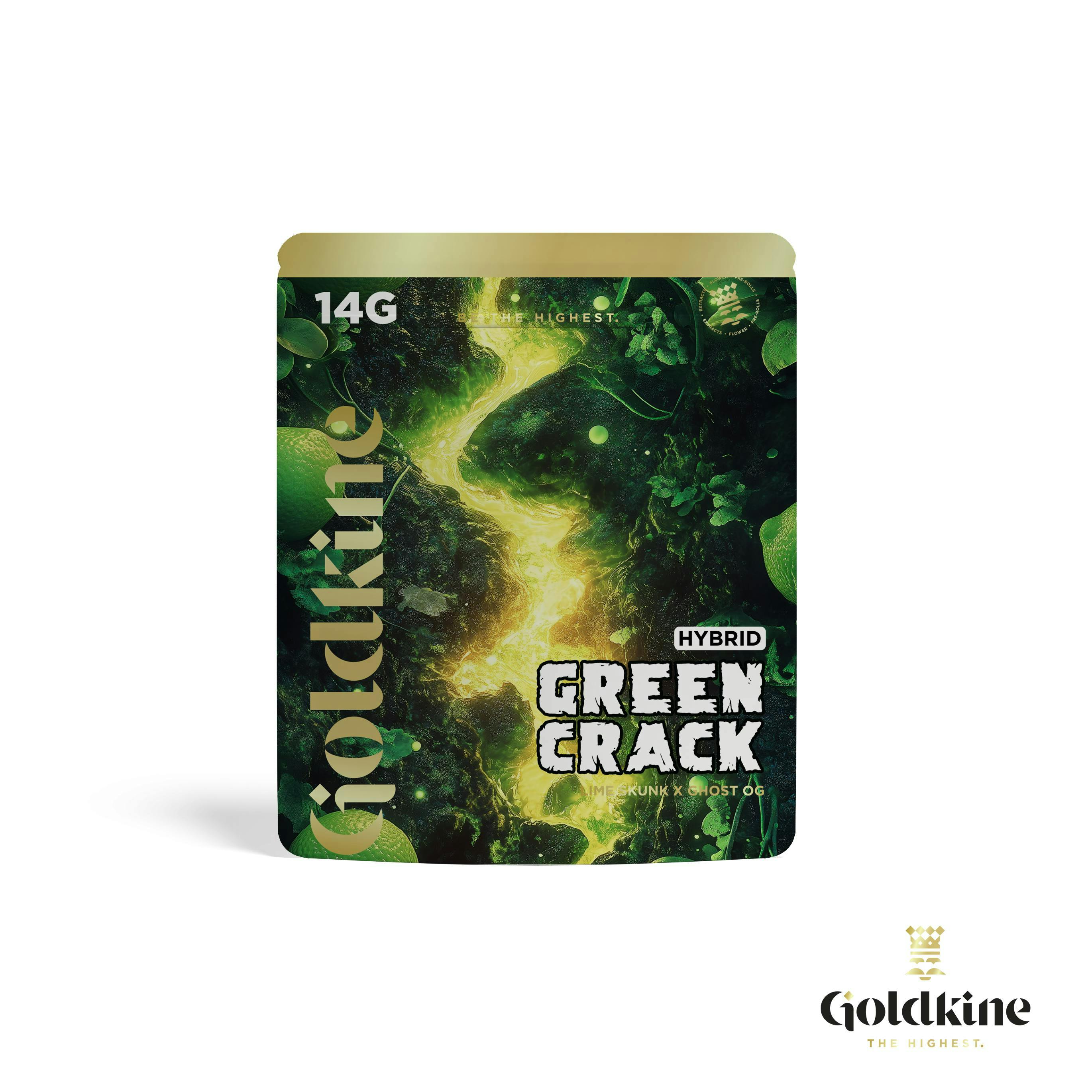 Goldkine - Goldkine Flower 14G (Mylar) | Green Crack - 1
