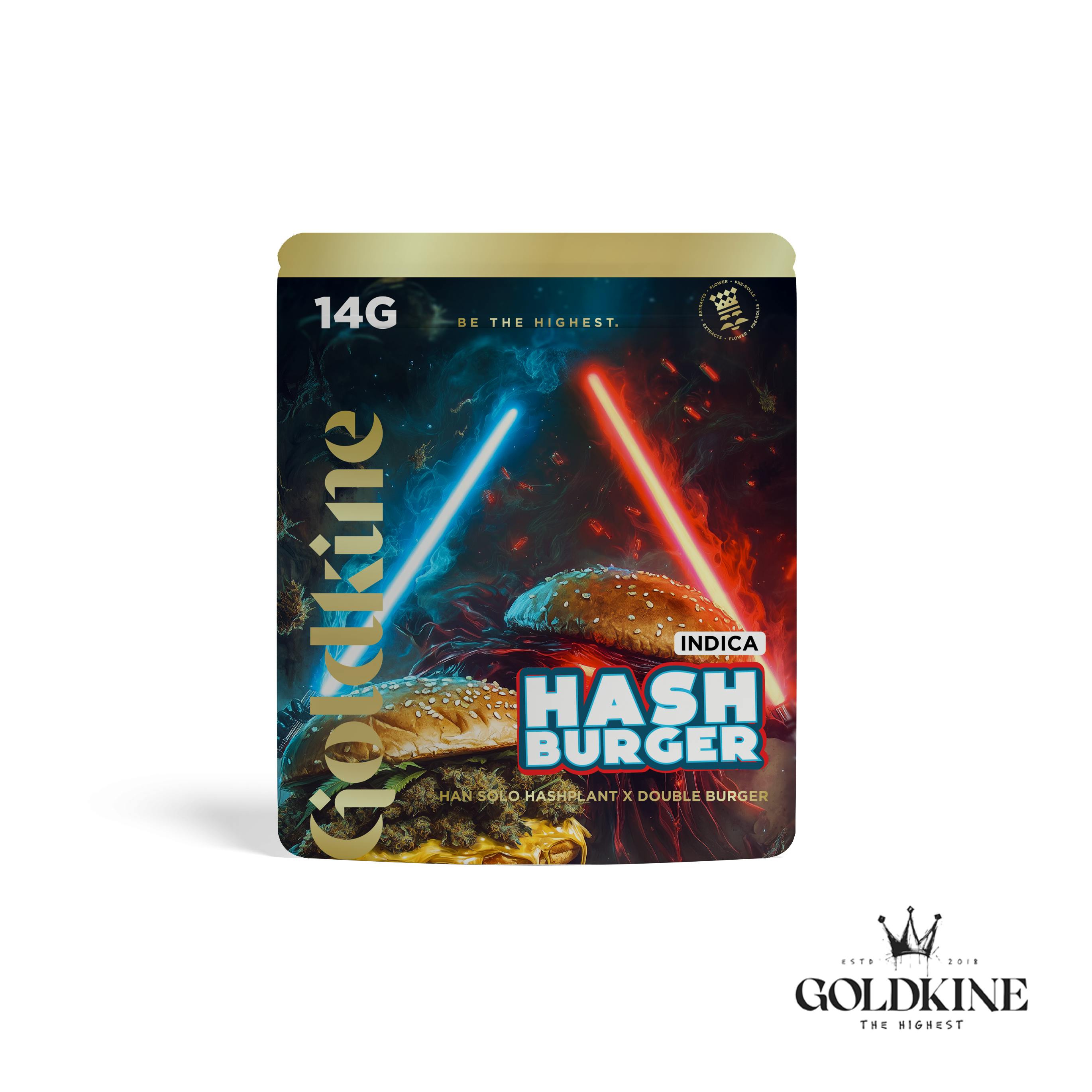 Goldkine - Goldkine Flower 14G (Mylar) | Hash Burger - 1