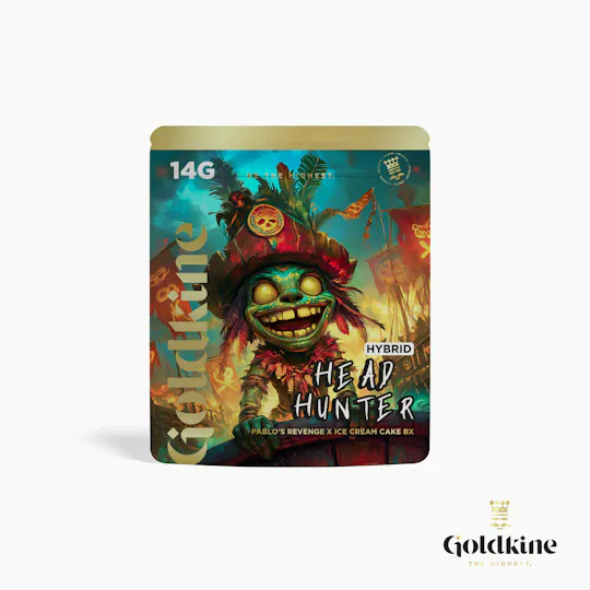 Goldkine - Goldkine Flower 14G (Mylar) | Head Hunter - 1