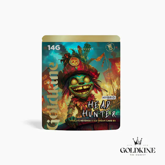 Goldkine - Goldkine Flower 14G (Mylar) | Head Hunter - 1