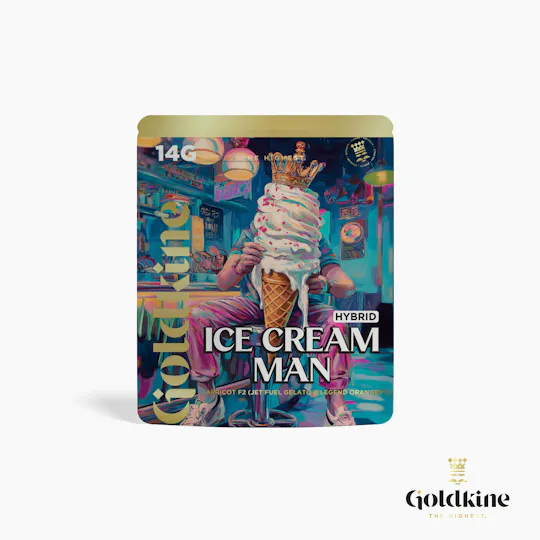 Goldkine - Goldkine Flower 14G (Mylar) | Ice Cream Man - 1