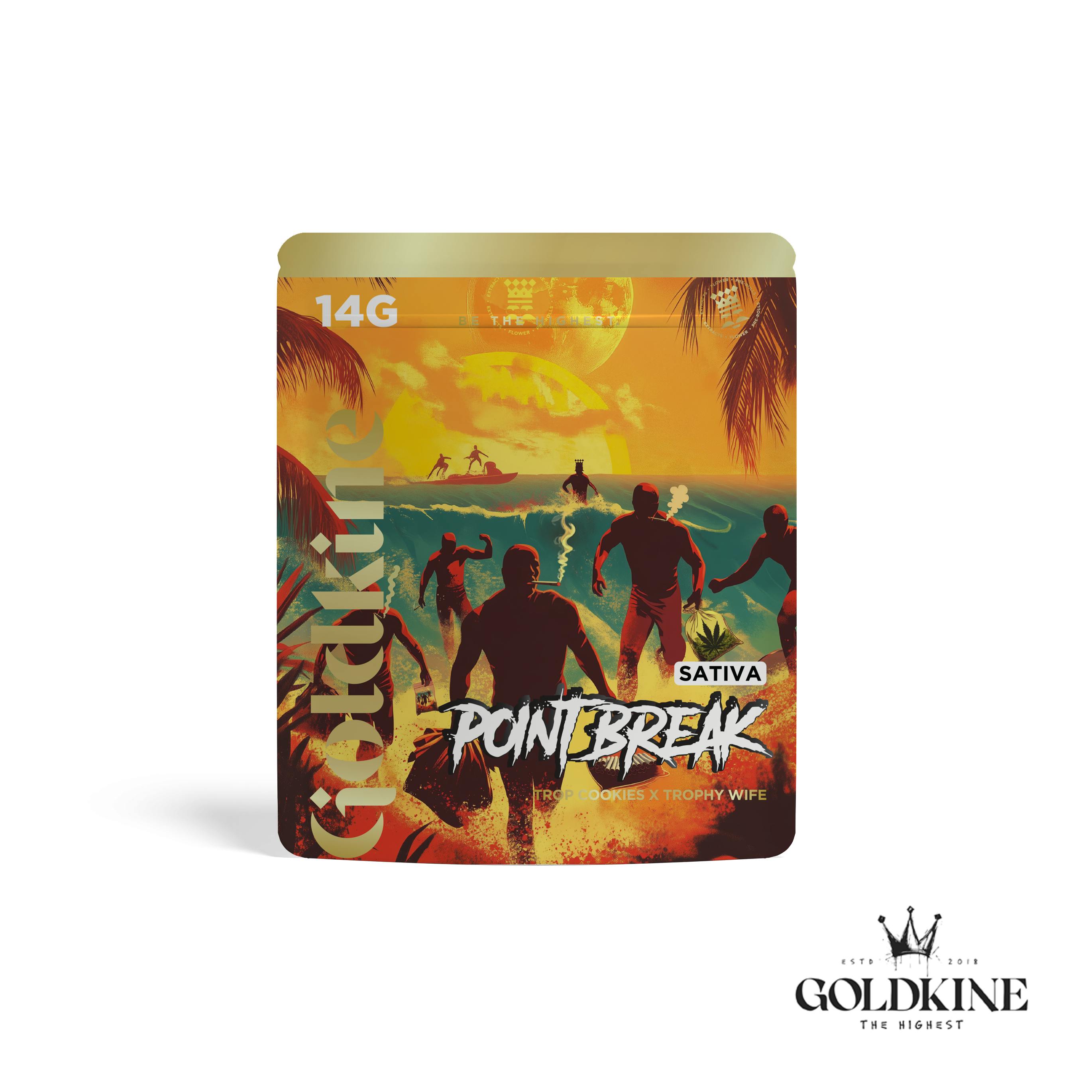 Goldkine - Goldkine Flower 14G (Mylar) | Point Break - 1
