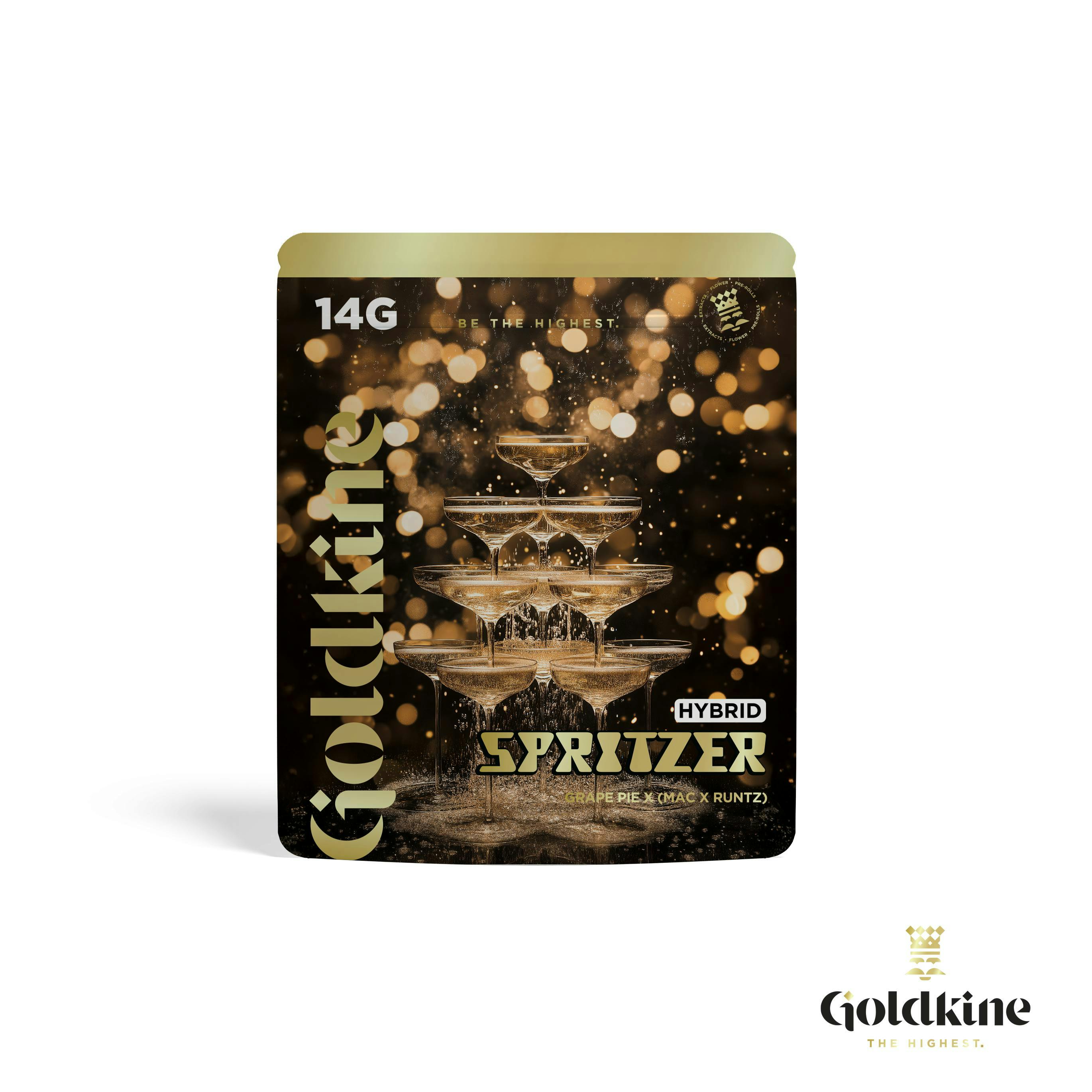 Goldkine - Goldkine Flower 14G (Mylar) | Spritzer - 1