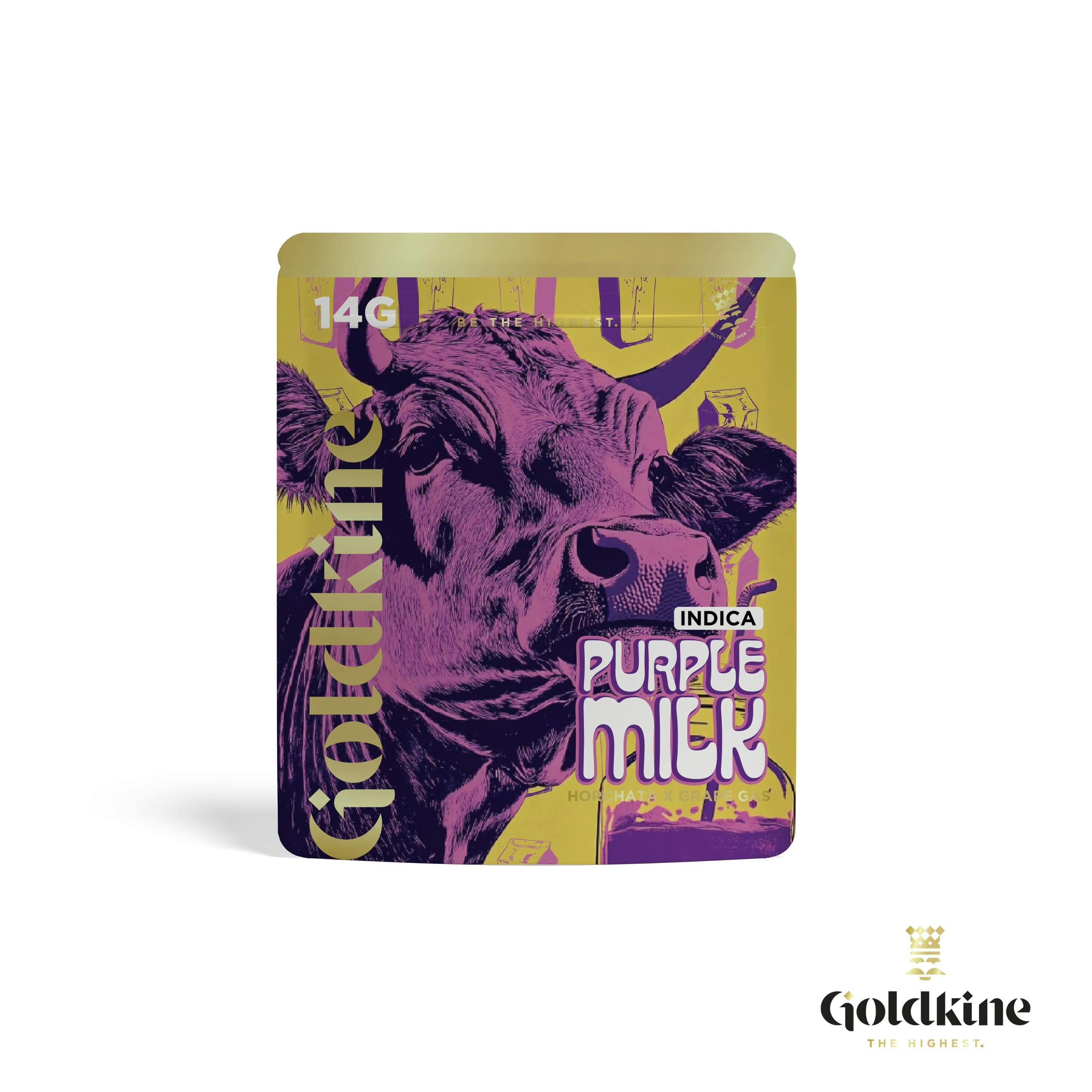 Goldkine - Goldkine Flower 14G (Mylar) | Purple Milk - 1