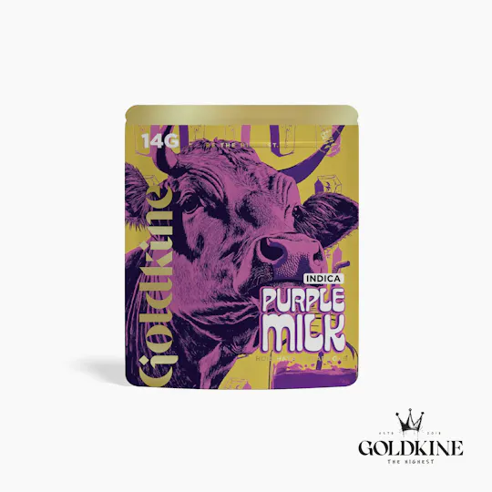 Goldkine - Goldkine Flower 14G (Mylar) | Purple Milk - 1