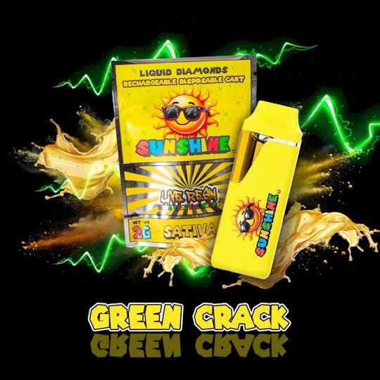 Sunshine Unlimited - Sunshine Unlimited - FSO Live Resin Disposable - Green Crack - 2 g - 1