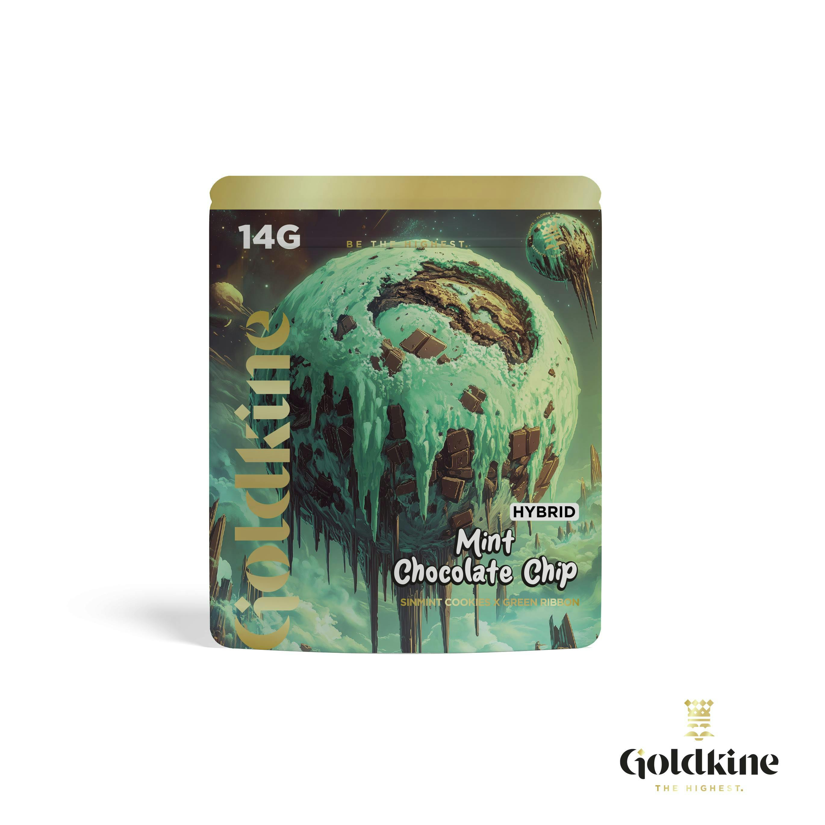 Goldkine - Goldkine Flower 14G (Mylar) | Mint Chocolate Chip - 1