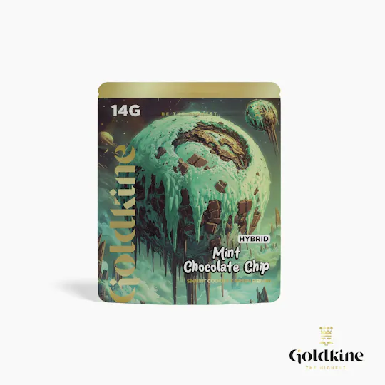 Goldkine - Goldkine Flower 14G (Mylar) | Mint Chocolate Chip - 1