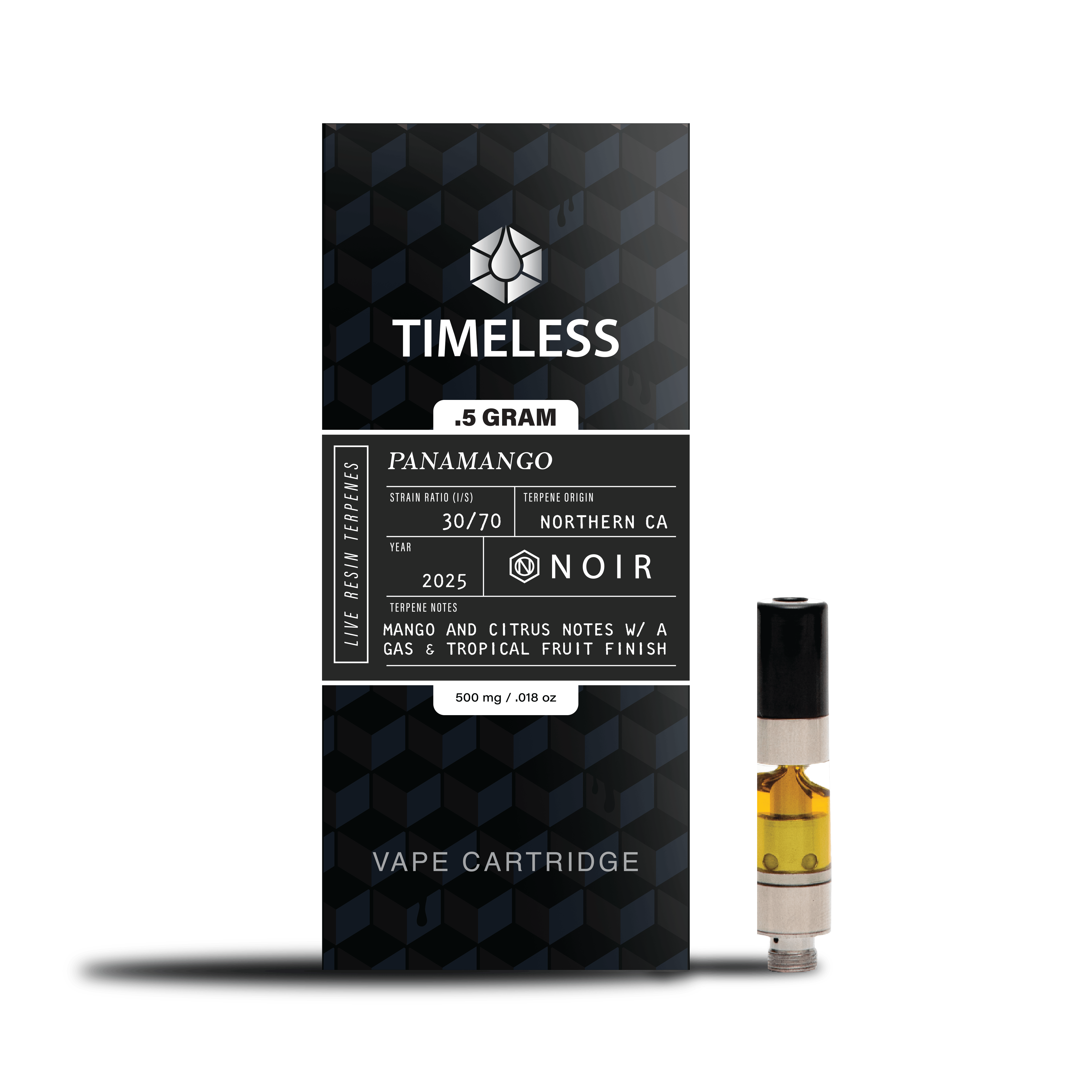 Timeless Vapes - Panamango | NOIR Cartridge | 0.5g - 1