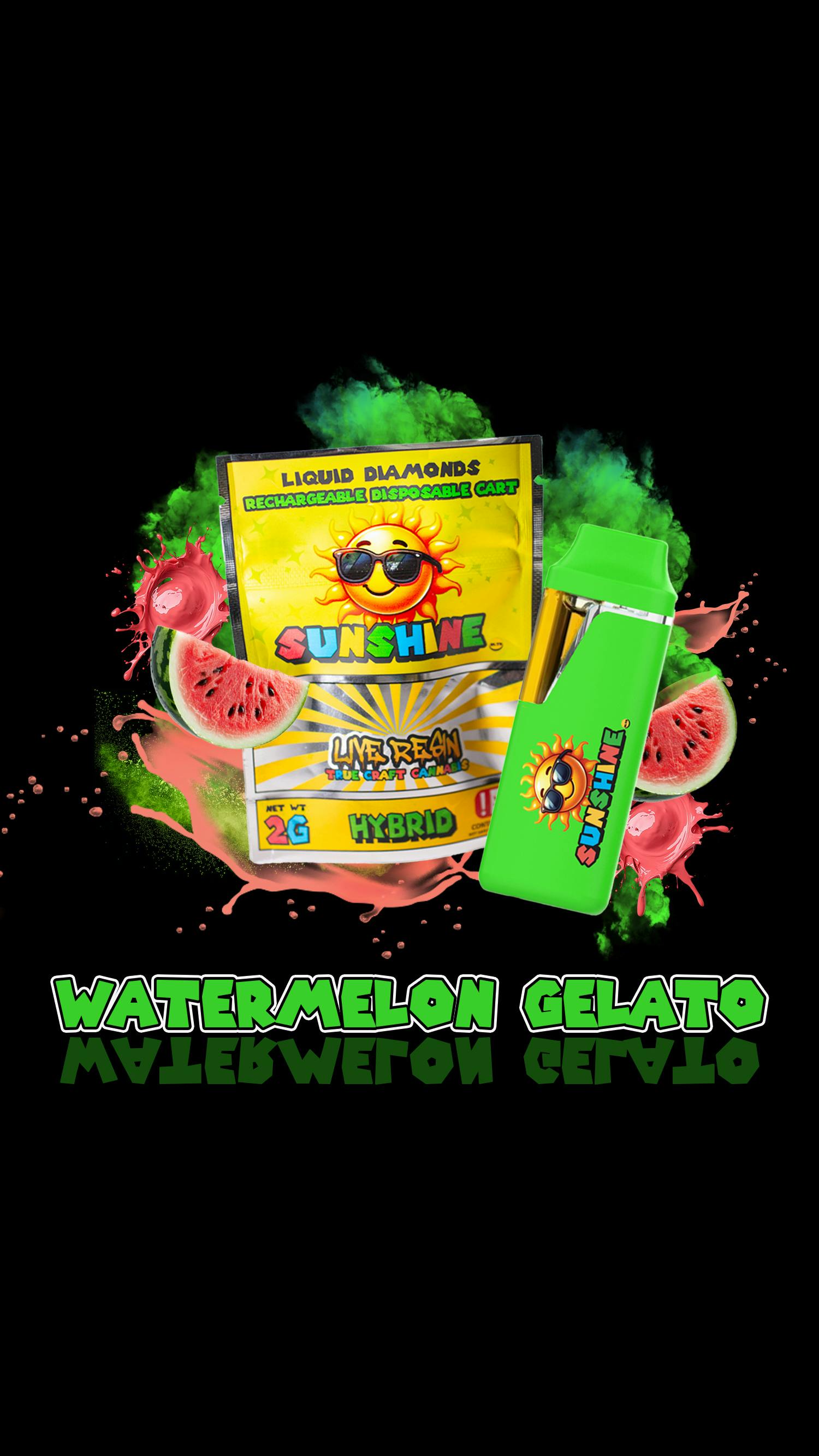 Sunshine Unlimited - Sunshine Unlimited - FSO Live Resin Disposable - Watermelon Gelato - 2 g - 1