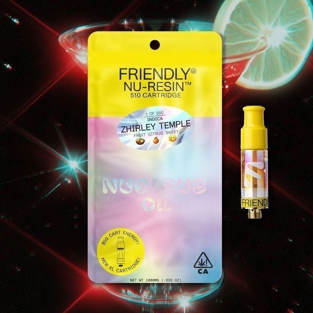 Friendly Brand - Friendly Brand | Zhirley Temple | Cured Nuresin Cartridge | 1g - 1