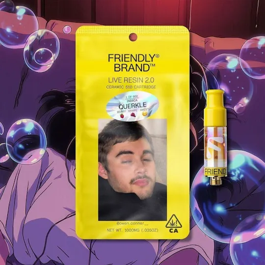 Friendly Brand - Friendly Brand | Querkle | Live Resin Cartridge | 1g - 1