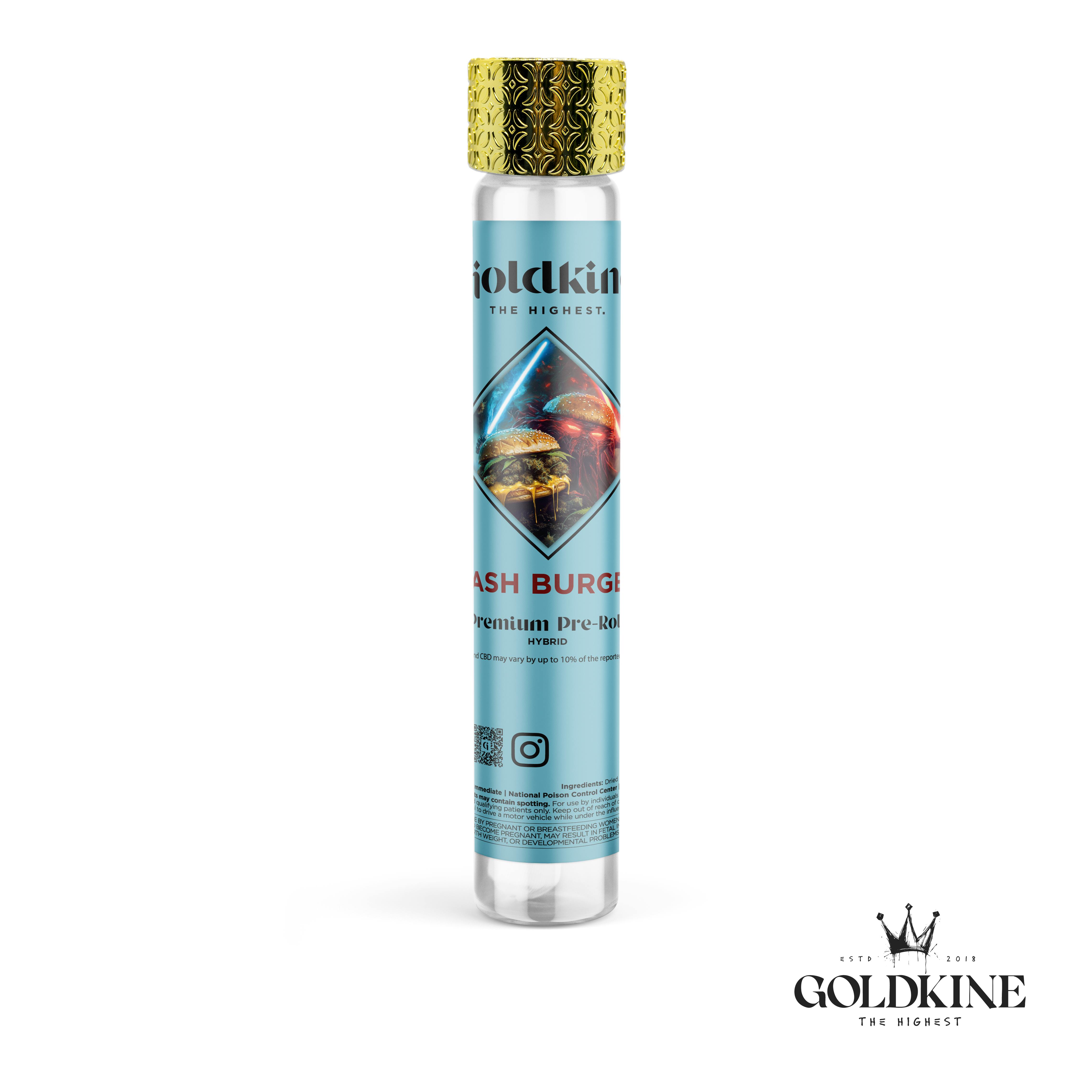 Goldkine - Goldkine Classic Pre Roll 1G | Hash Burger - 1