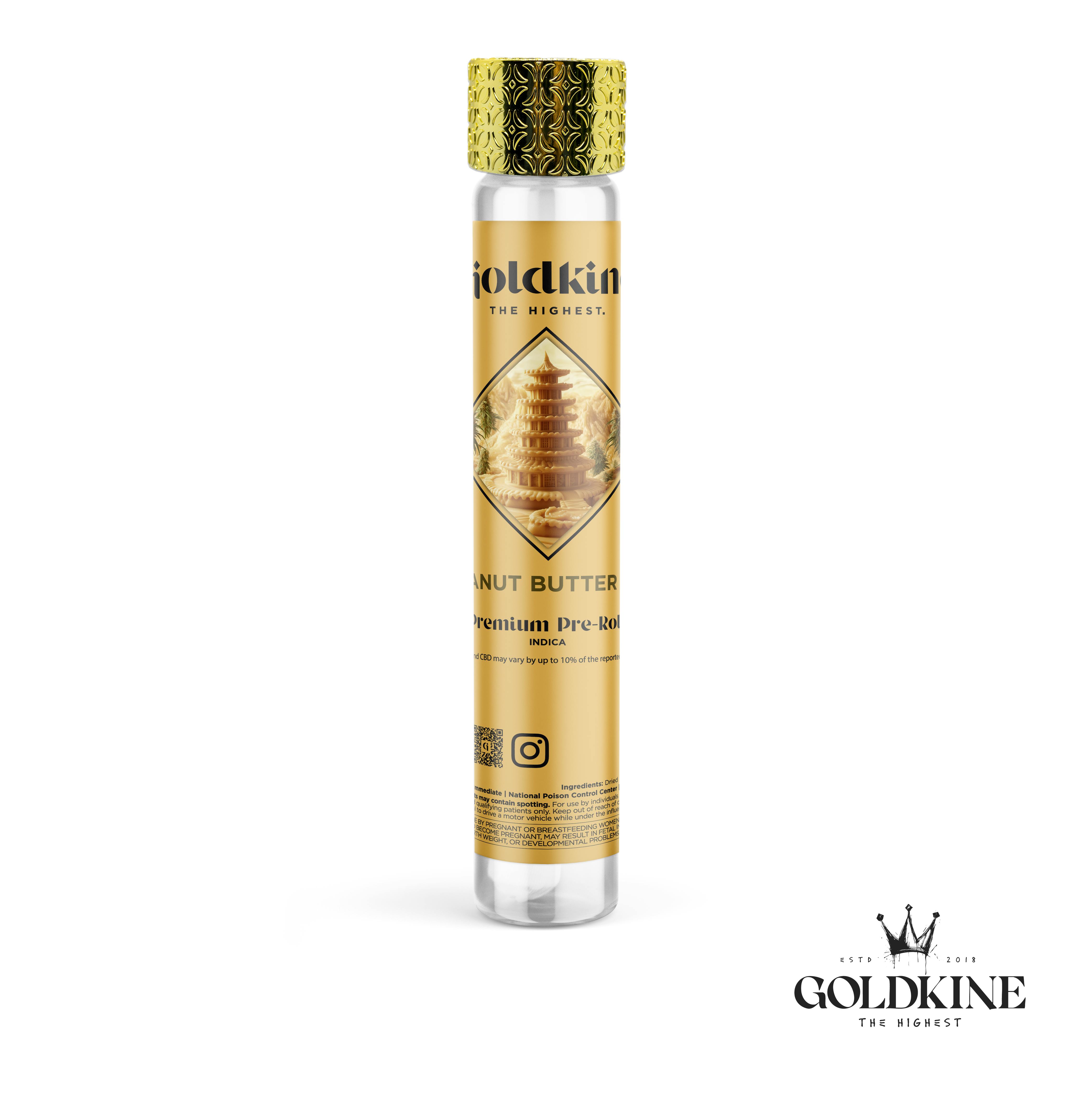 Goldkine - Goldkine Classic Pre Roll 1G | Peanut Butter Pie - 1