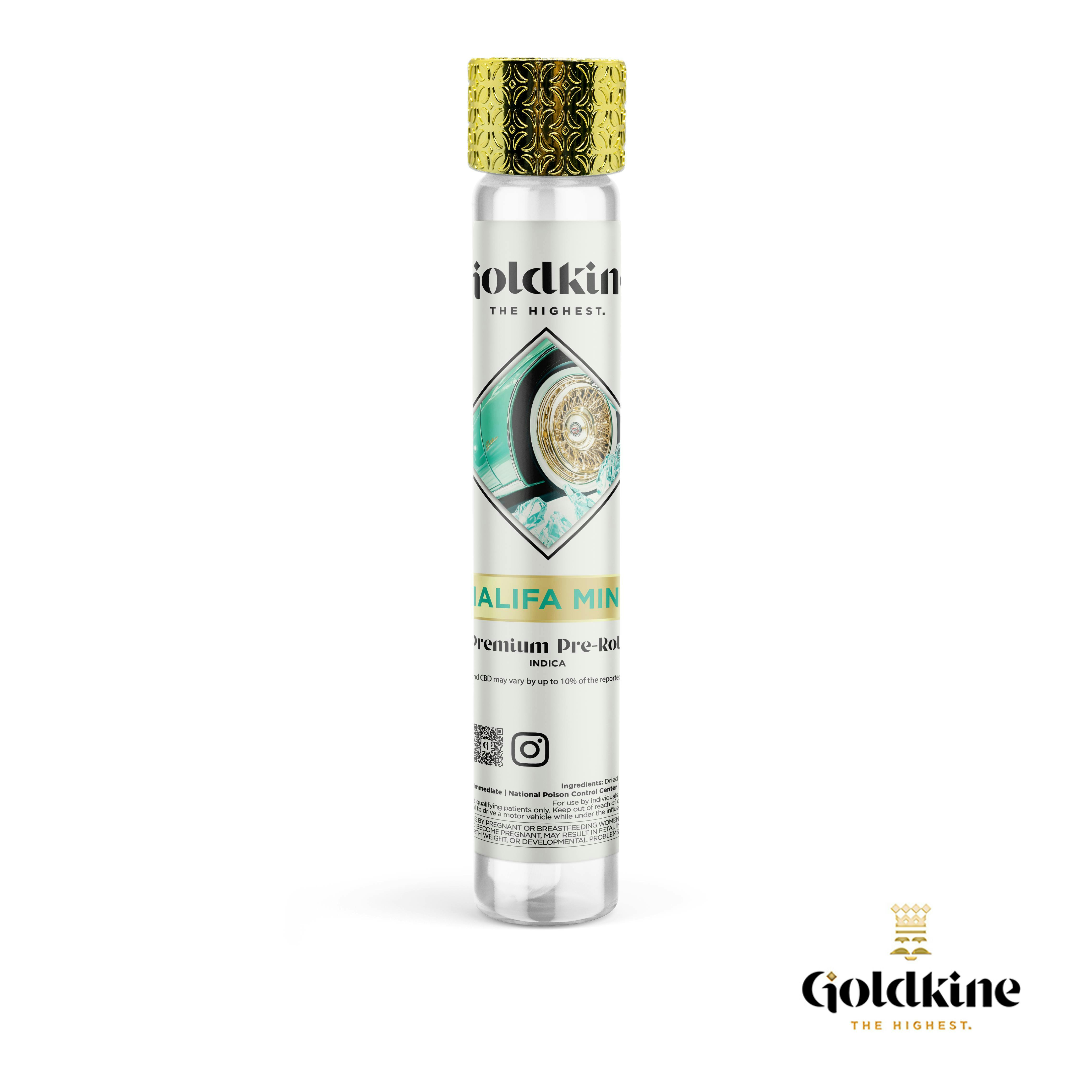 Goldkine - Goldkine Classic Pre Roll 1G | Khalifa Mints - 1