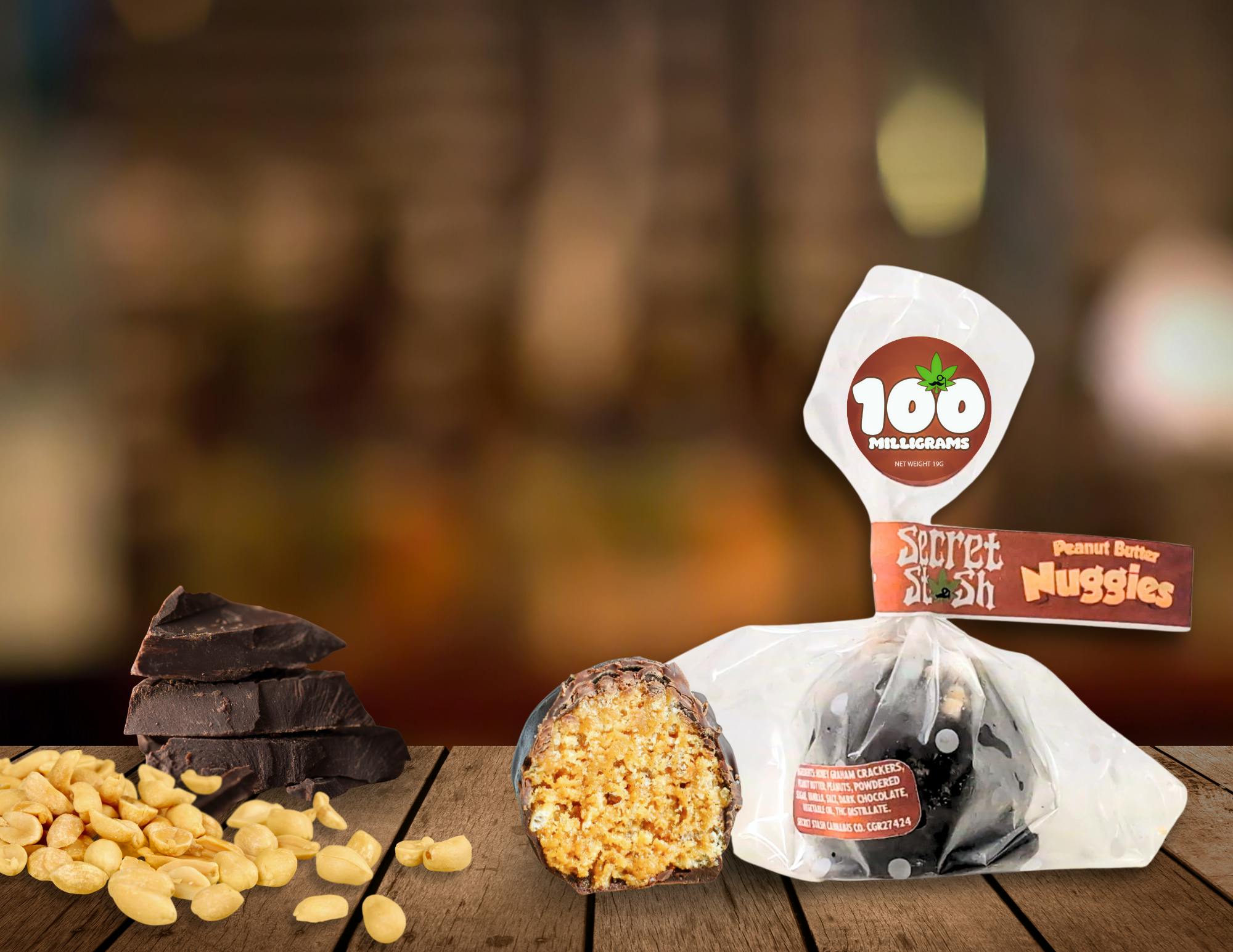 Secret Stash - Secret Stash | Peanut Butter Nuggies | 100mg - 1