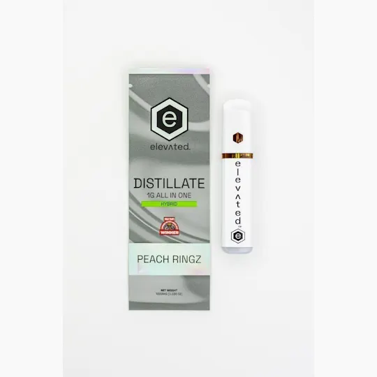Elevated Labs - Elevated | Peach Ringz | Distillate Disposable | 1g - 1