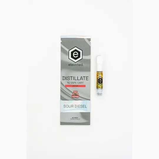 Elevated Labs - Elevated | Sour Diesel | Distillate Cartridge | 1g - 1