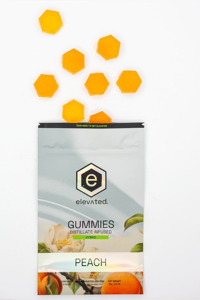 Elevated Labs - Elevated | Peach | 100mg | 10ct | 10mg/ea - 1