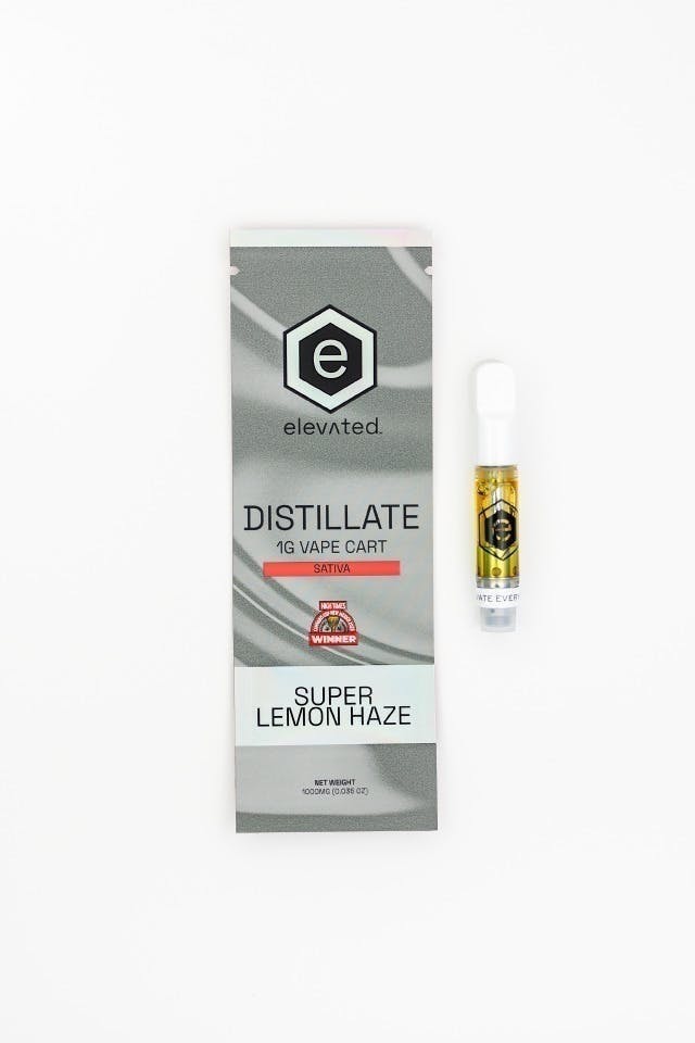Elevated Labs - Elevated | Super Lemon Haze | Distillate Cartridge | 1g - 1