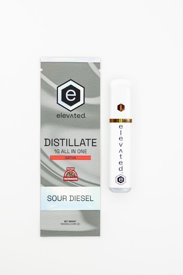 Elevated Labs - Elevated | Sour Diesel | Distillate Disposable | 1g - 1
