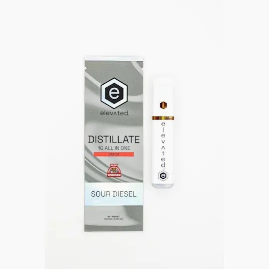 Elevated Labs - Elevated | Sour Diesel | Distillate Disposable | 1g - 1