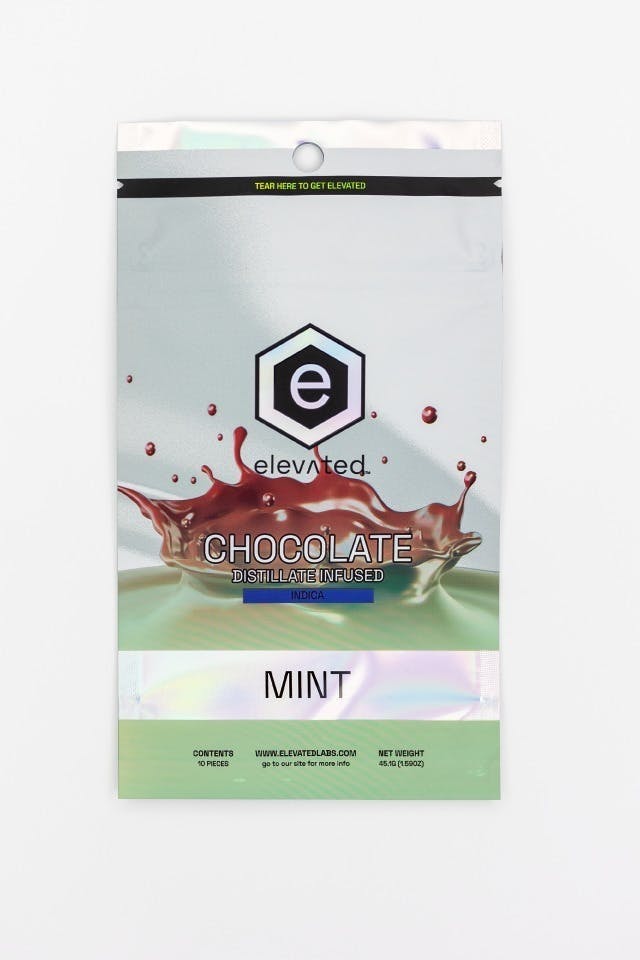 Elevated Labs - Elevated | Mint Chocolate | 100mg | 10ct | 10mg/ea - 1