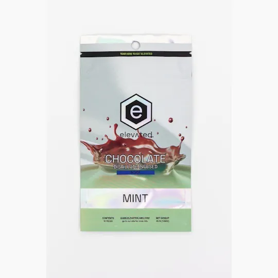 Elevated Labs - Elevated | Distillate Infused Mint Chocolate | 100mg | 10ct | 10mg/ea - 1