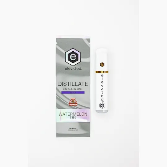 Elevated Labs - Elevated | Watermelon OG | Distillate Disposable | 2g - 1