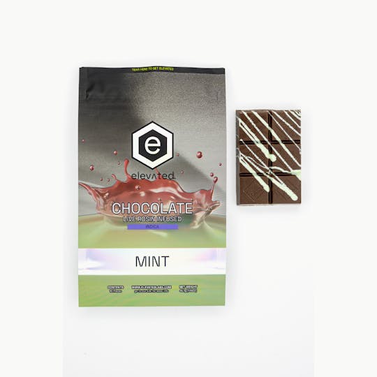 Elevated Labs - Mint Chocolate Live Rosin Infused 100mg - 1