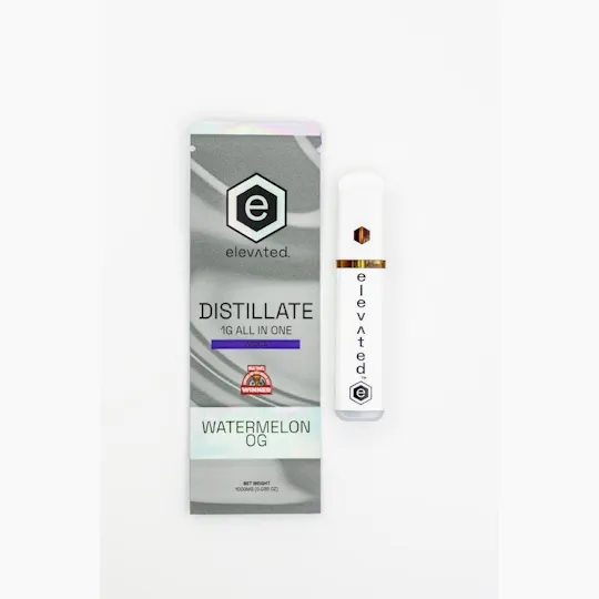 Elevated Labs - Elevated | Watermelon OG | Distillate Disposable | 1g - 1