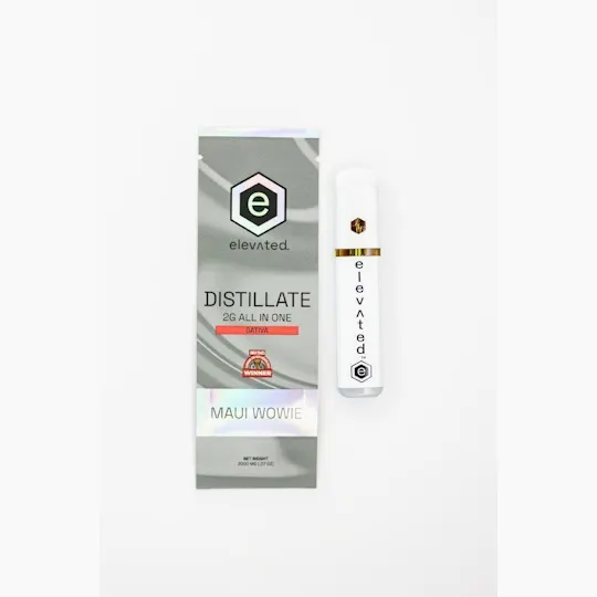 Elevated Labs - Elevated | Maui Wowie | Distillate Disposable | 2g - 1