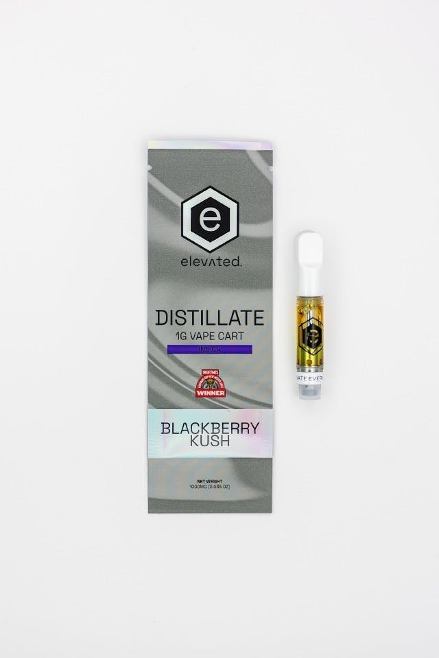 Elevated Labs - Elevated | Blackberry Kush | Cartridge | 1g - 1
