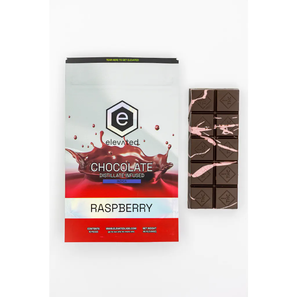 Raspberry Chocolate Distillate Infused 100mg - Elevated Labs