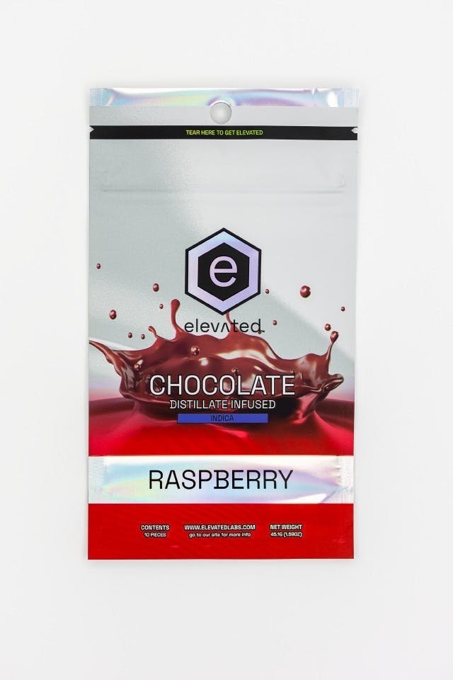 Elevated Labs - Elevated | Distillate Raspberry Chocolate | 100mg | 10ct | 10mg/ea - 1