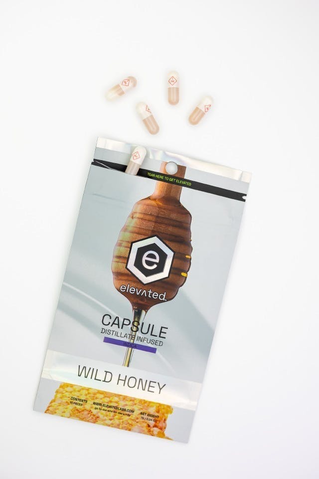 Elevated Labs - Elevated | Wild Honey Distillate | Sativa | Capsules | 10ct | 10mg/ea - 1