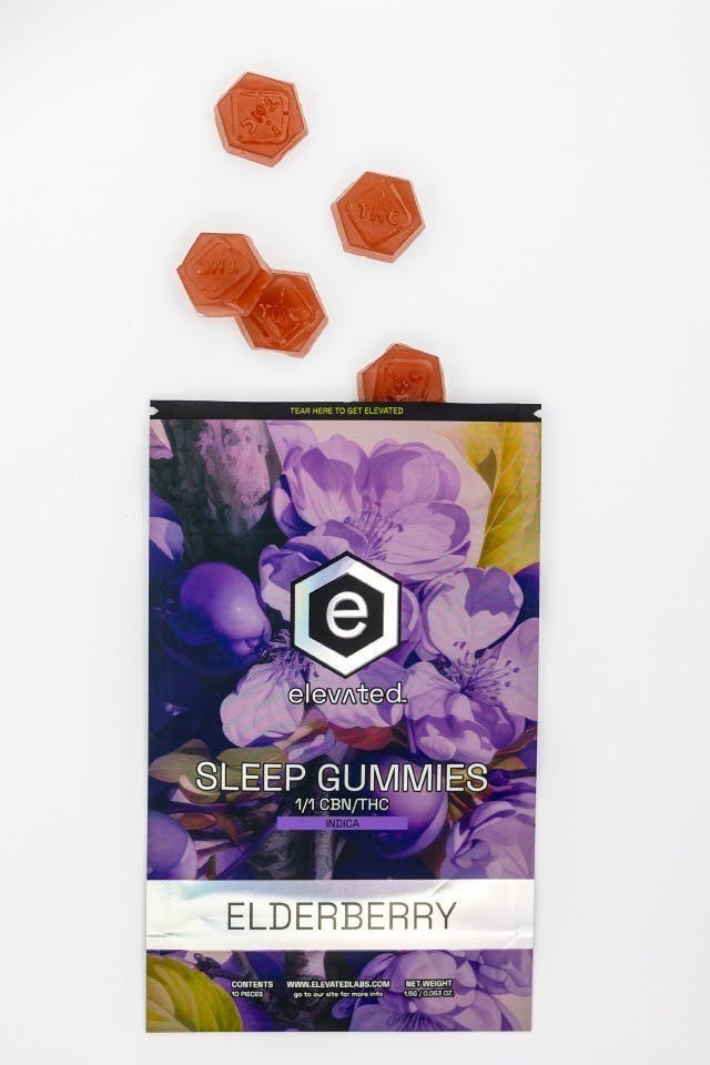 Elevated Labs - Elevated | Elderberry Sleep Gummies | 100mg | 10ct | 10mg/ea - 1