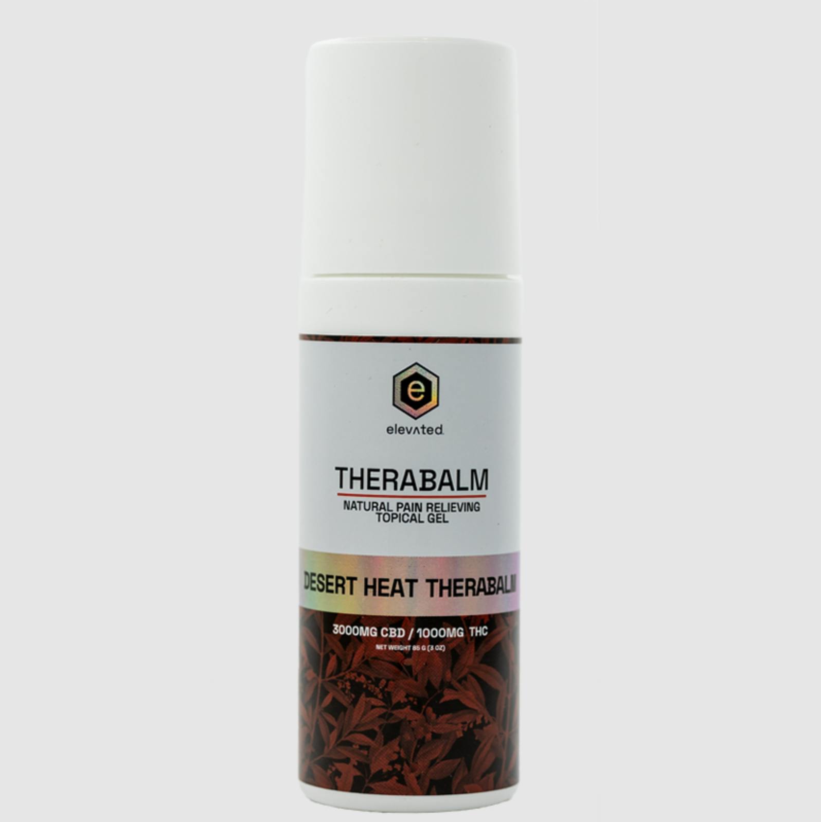 Elevated Labs - Therabalm Roll-On | Desert Heat | Balm | CBD:THC 3000mg:1000mg | 3oz - 1